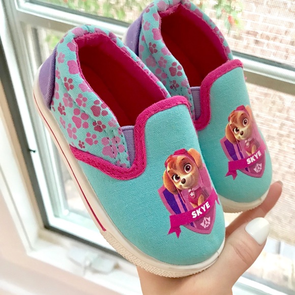 Colorful Doodle Paw Men's Slip On Sneakers